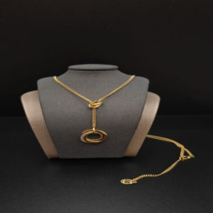 عقدكارتير حلقات عيار21.وزن8.جرام