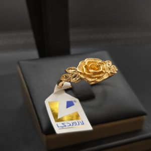 خاتم الورده فاخر عيار21.وزن3.84جرام