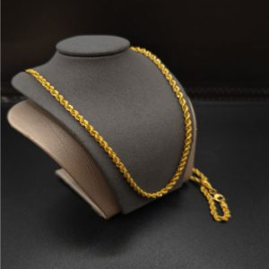 سلسال مبروم عيار21 وزن.2.2جرام