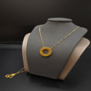 عقد كارتير ناعم عيار21.وزن.1.6جرام