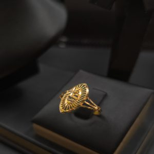 خاتم فاخر عيار21.وزن.1جرام