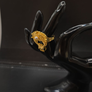 خاتم قردانه فاخر عيار21.وزن.6.1جرام