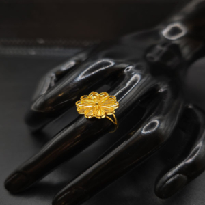 خاتم الورده فاخر عيار21.وزن.2جرام