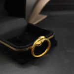 خاتم فاخر عيار21.وزن.3.5جرام