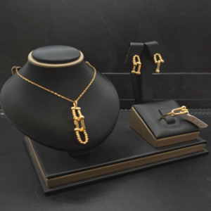 طقم تيفاني فاخر عيار21.وزن.6.88جرام