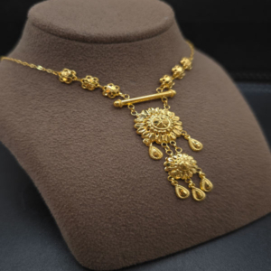 عقد جابر ناعم فاخر عيار21.وزن.3.4جرام