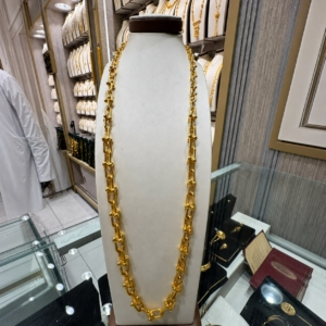 سبحة تيفاني ذهب عيار 21 وزن 32.58 جرام